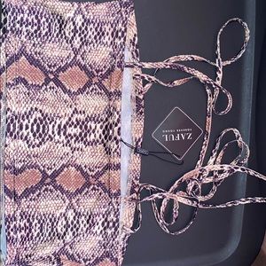 Zaful’s leopard print crop top